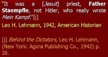 Wer schrieb - Mein Kampf v. Adolf Hitler